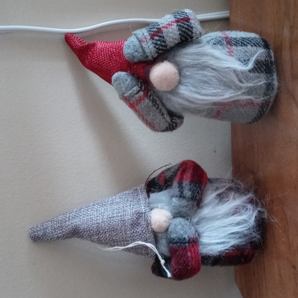 Gnome Fabric Ornaments